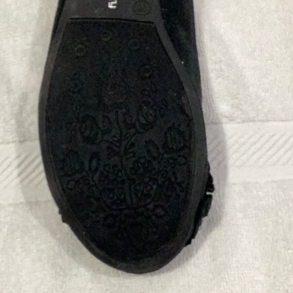 CL by Laundry Glamor Disco Fabric Slip On Ballet Flats, Black SZ 10 - Picture 6 of 8